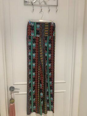 5th & Love Multicolor Palazzo Pants Size L